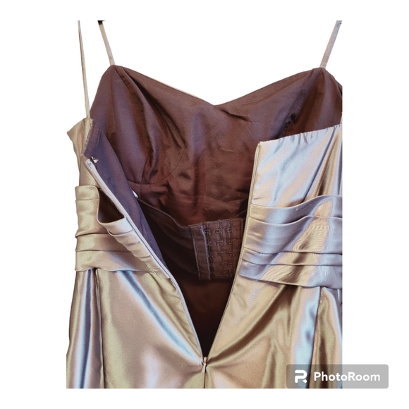 Beautiful Cocktail Spaghetti Straps Midi Dress - Picture 9 of 12